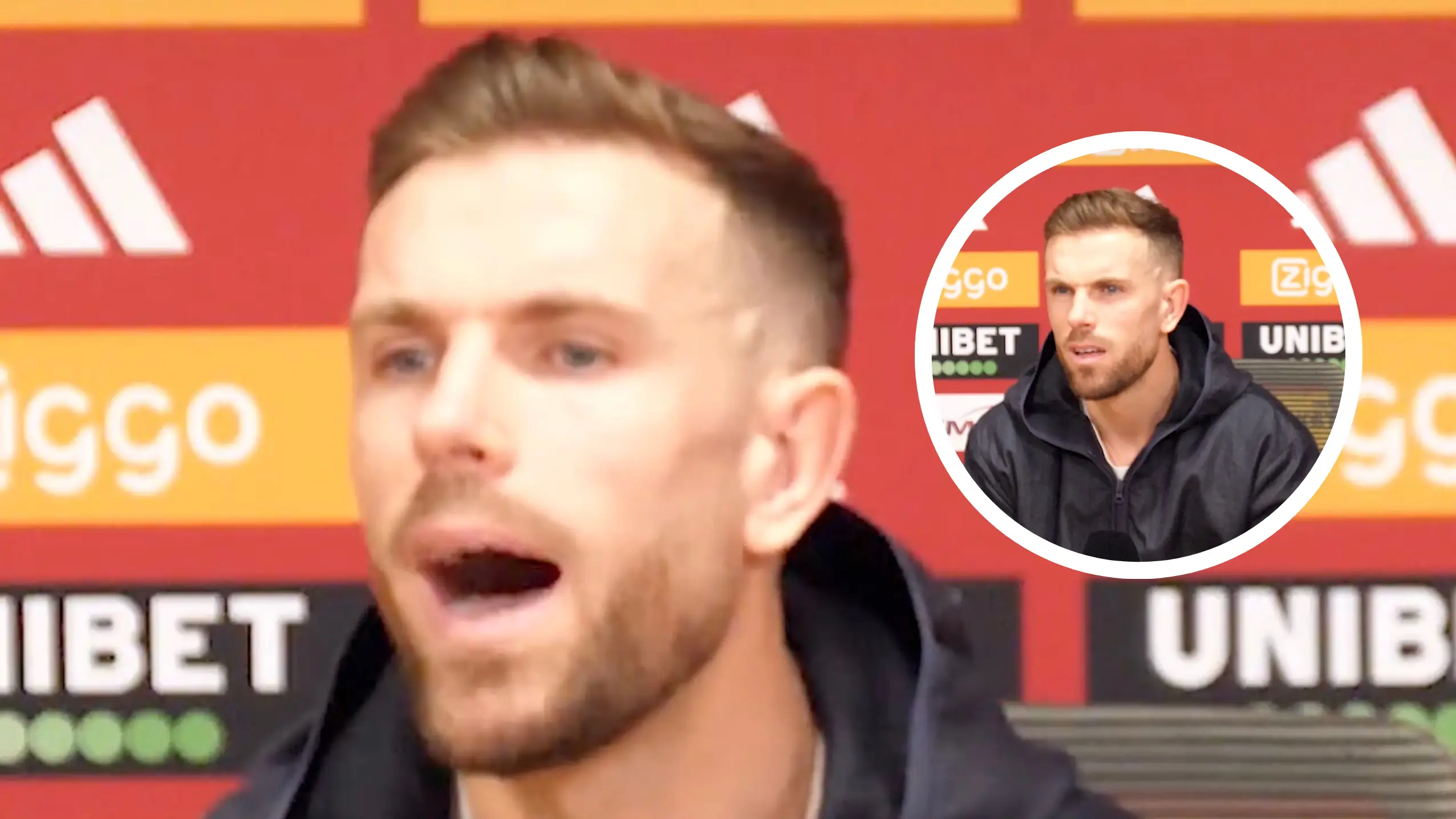 Jordan Henderson snaps at Dutch journalist in shocking press conference altercation about Ajax transfer rumours