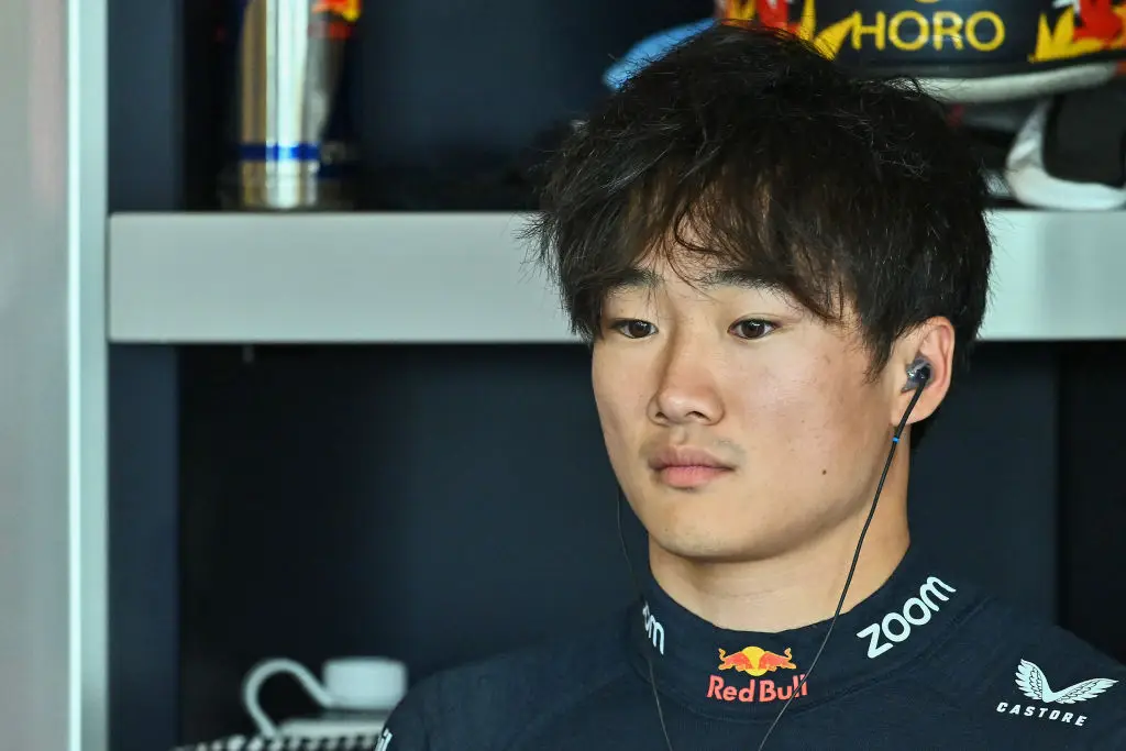 Yuki Tsunoda drove for Red Bull in the Abu Dhabi post-season test but missed out on a full-time seat (Image: Getty)