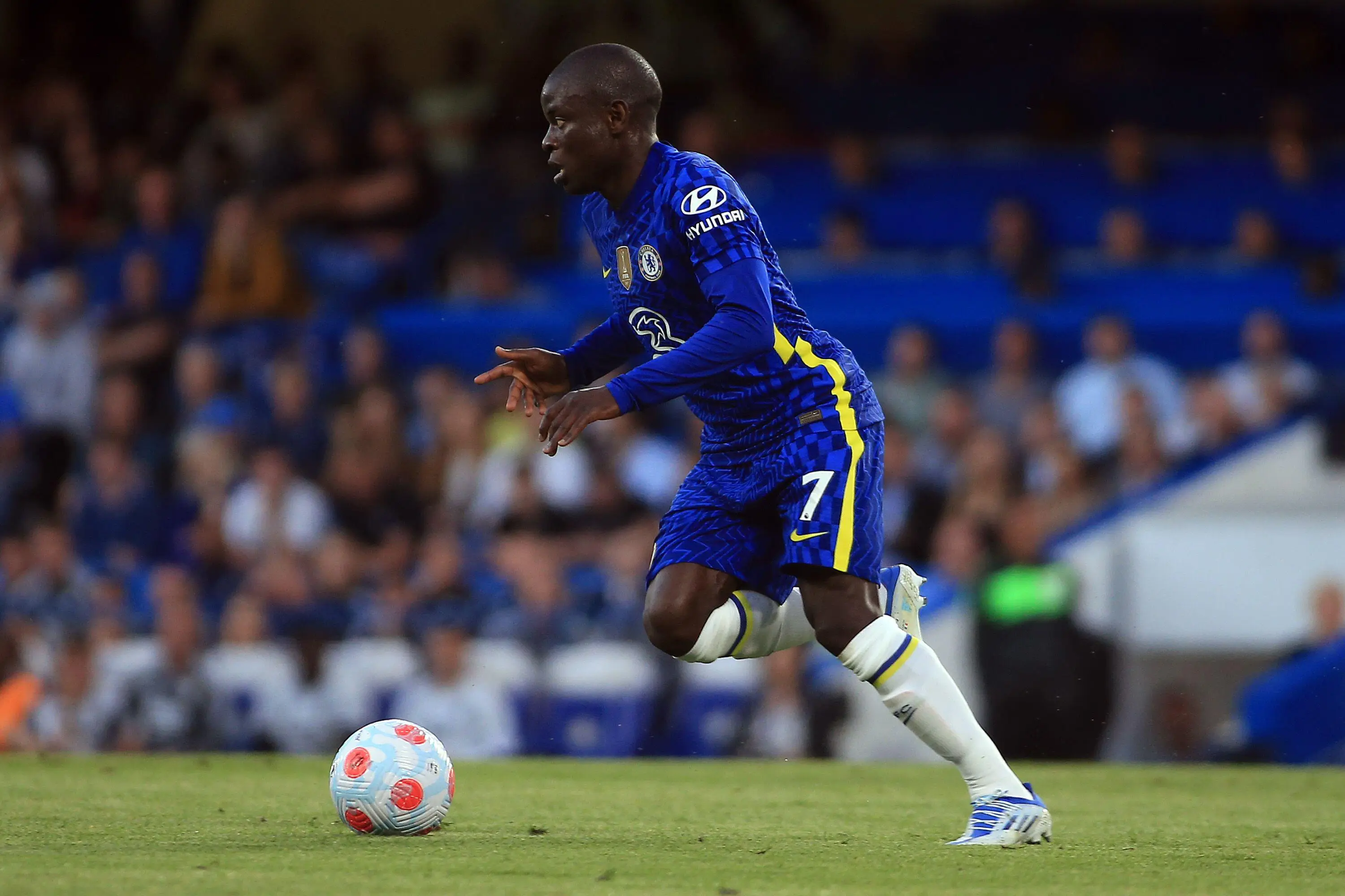 N'Golo Kante of Chelsea in action during the game. (Alamy)