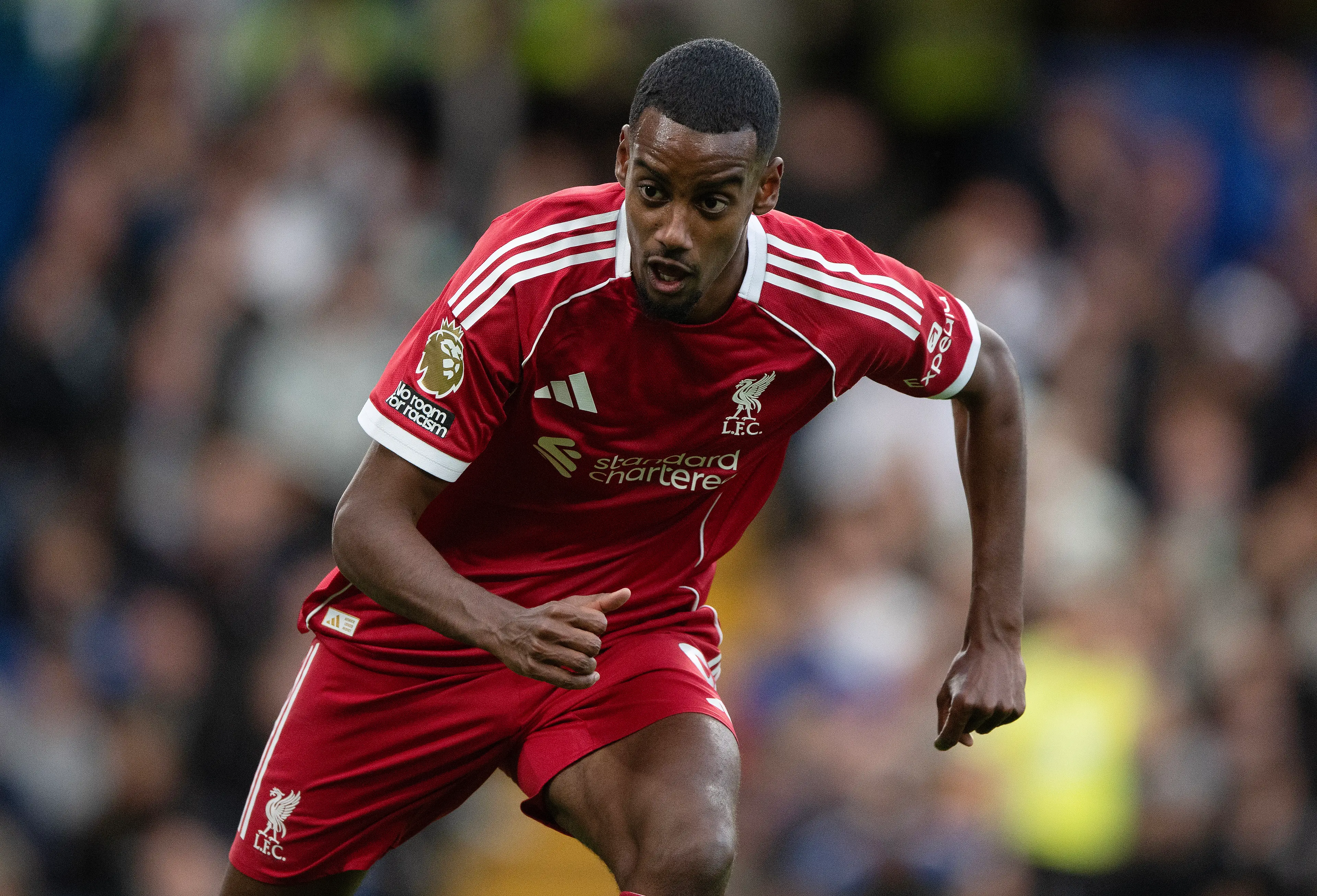 Isak has only scored once since signing for Liverpool. Image: Getty