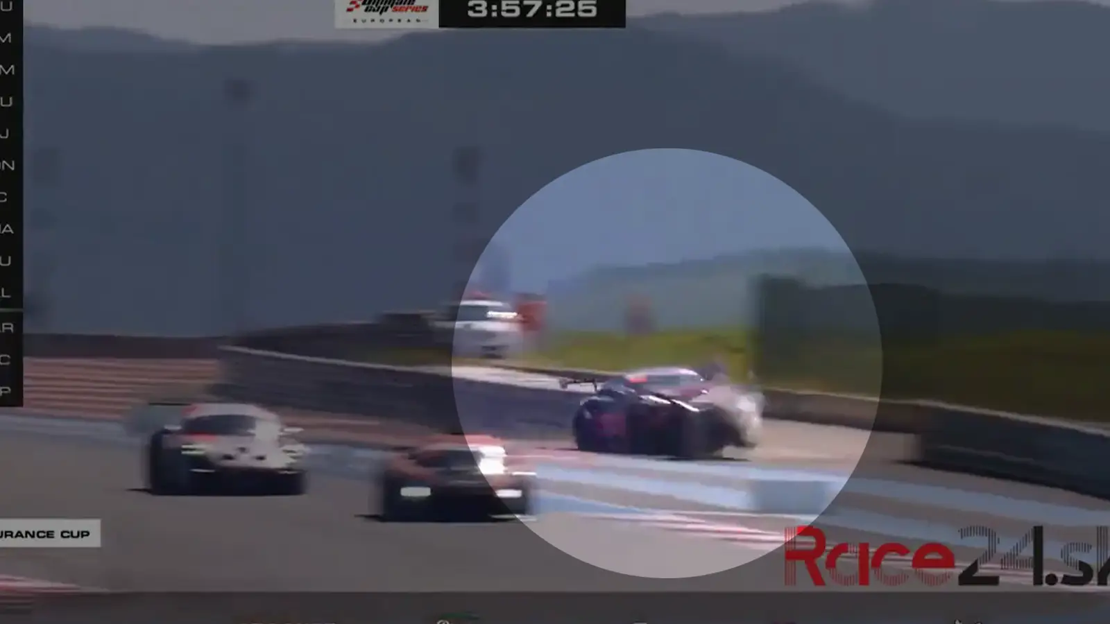 Racing channel forced to cut live broadcast after driver involved in sickening crash