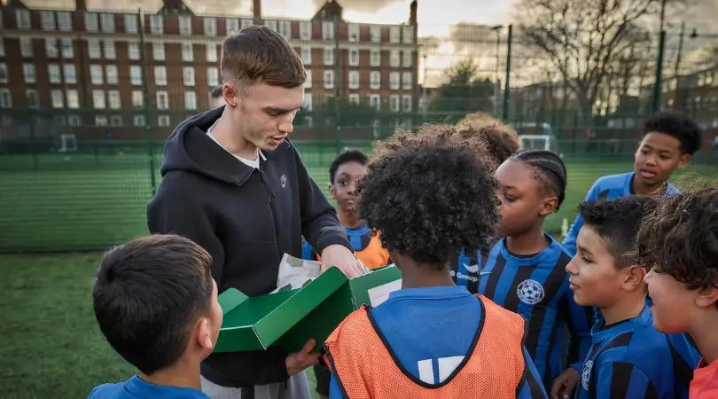 Palmer was speaking to promote the Cif’s Re-Kicks initiative (Cif)