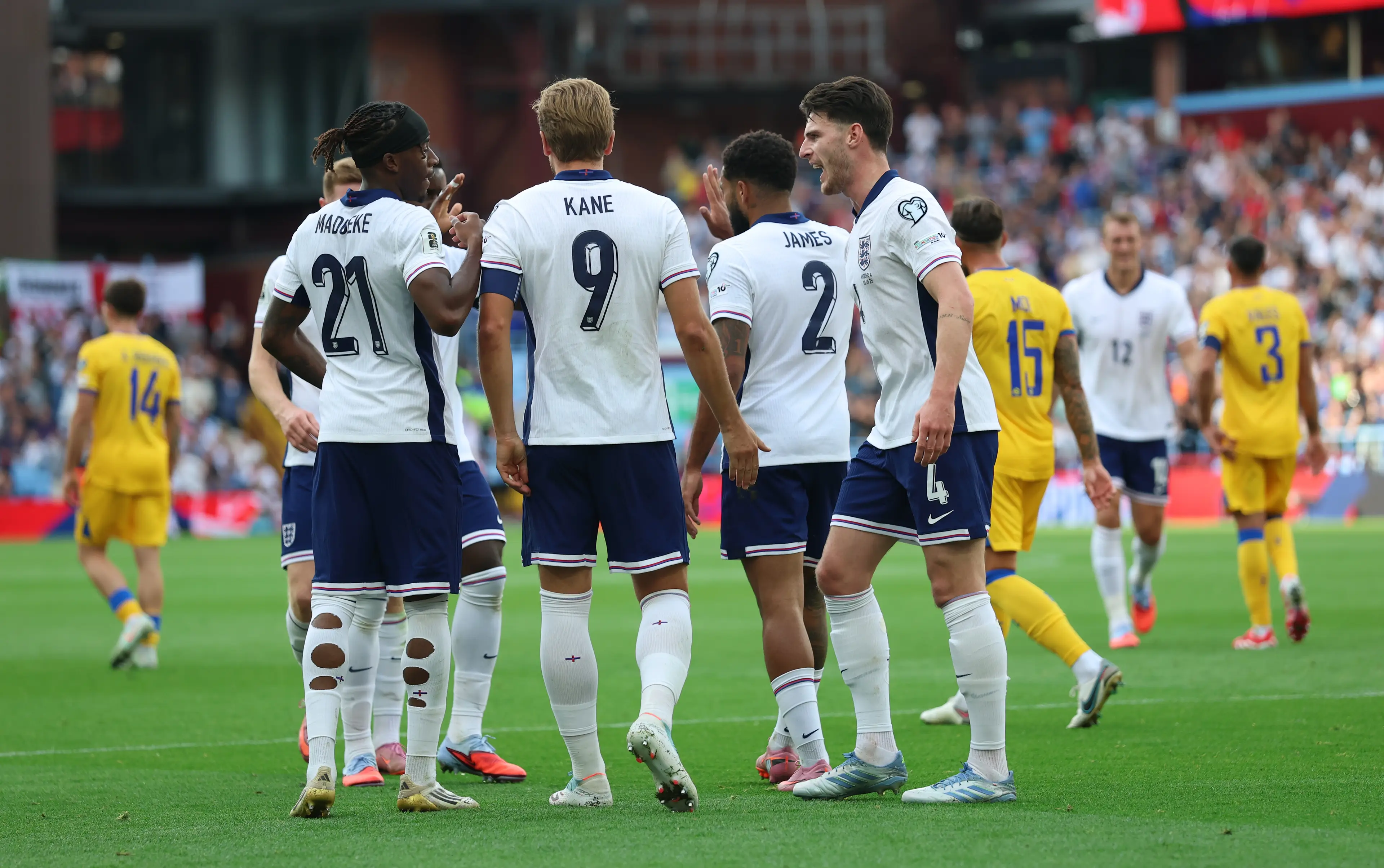 England celebrate opener against Andorra (Image: Eddie Keogh - The FA / Contributor via Getty)
