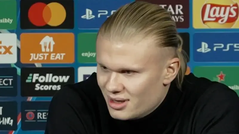 Erling Haaland asked directly about Man City's 115 charges and his response speaks volumes