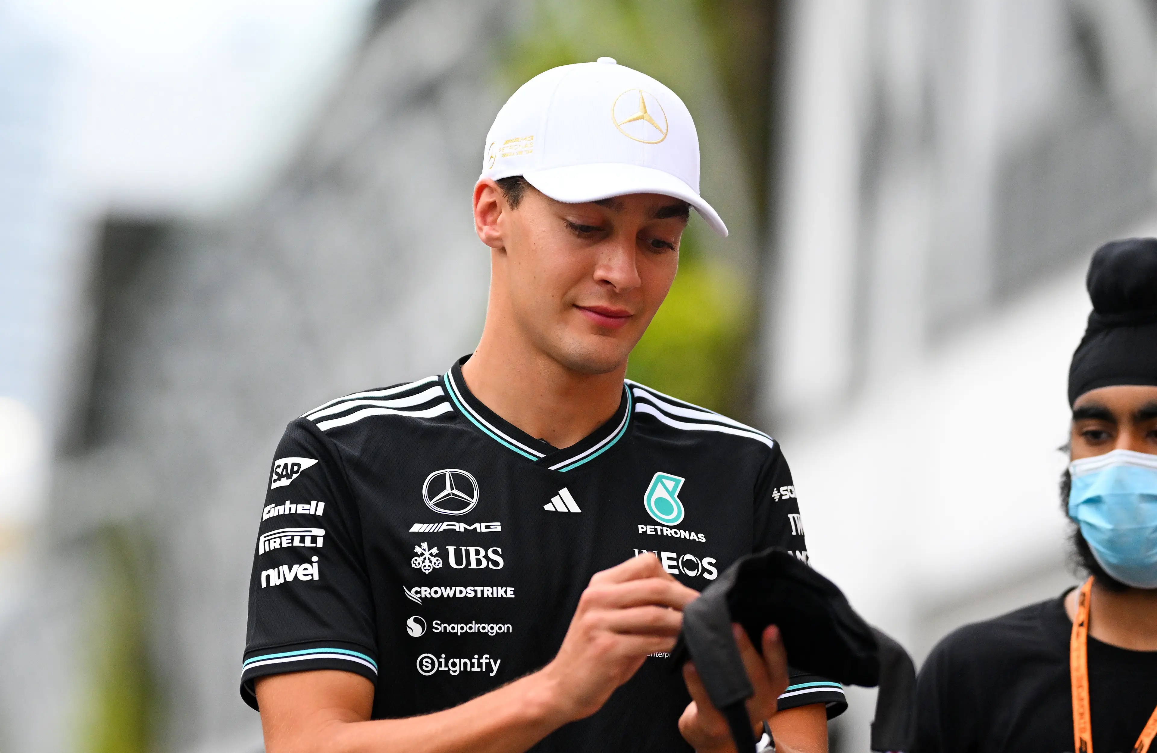 George Russell. Image: Clive Mason / Staff via Getty