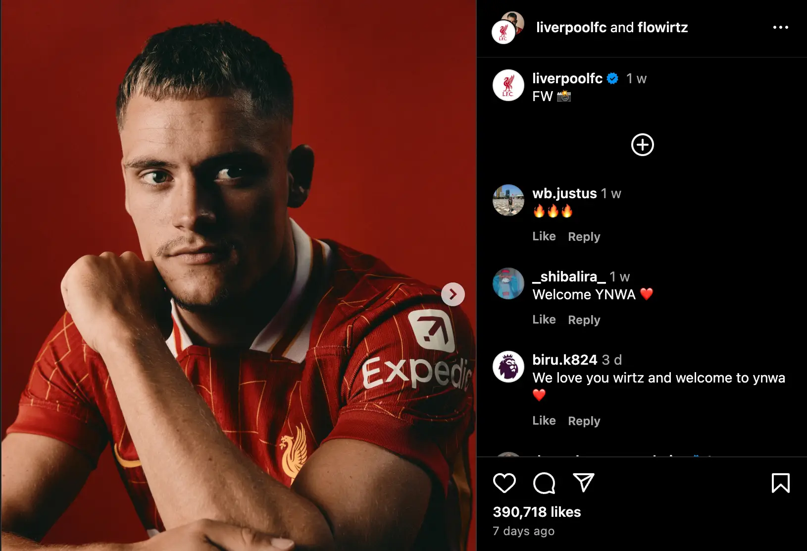 Image: Instagram/@liverpoolfc