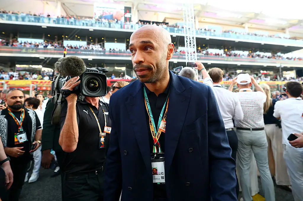 Thierry Henry is still earning plenty of money post-retirement. (Image: Bryn Lennon - Formula 1/Formula 1 via Getty Images)