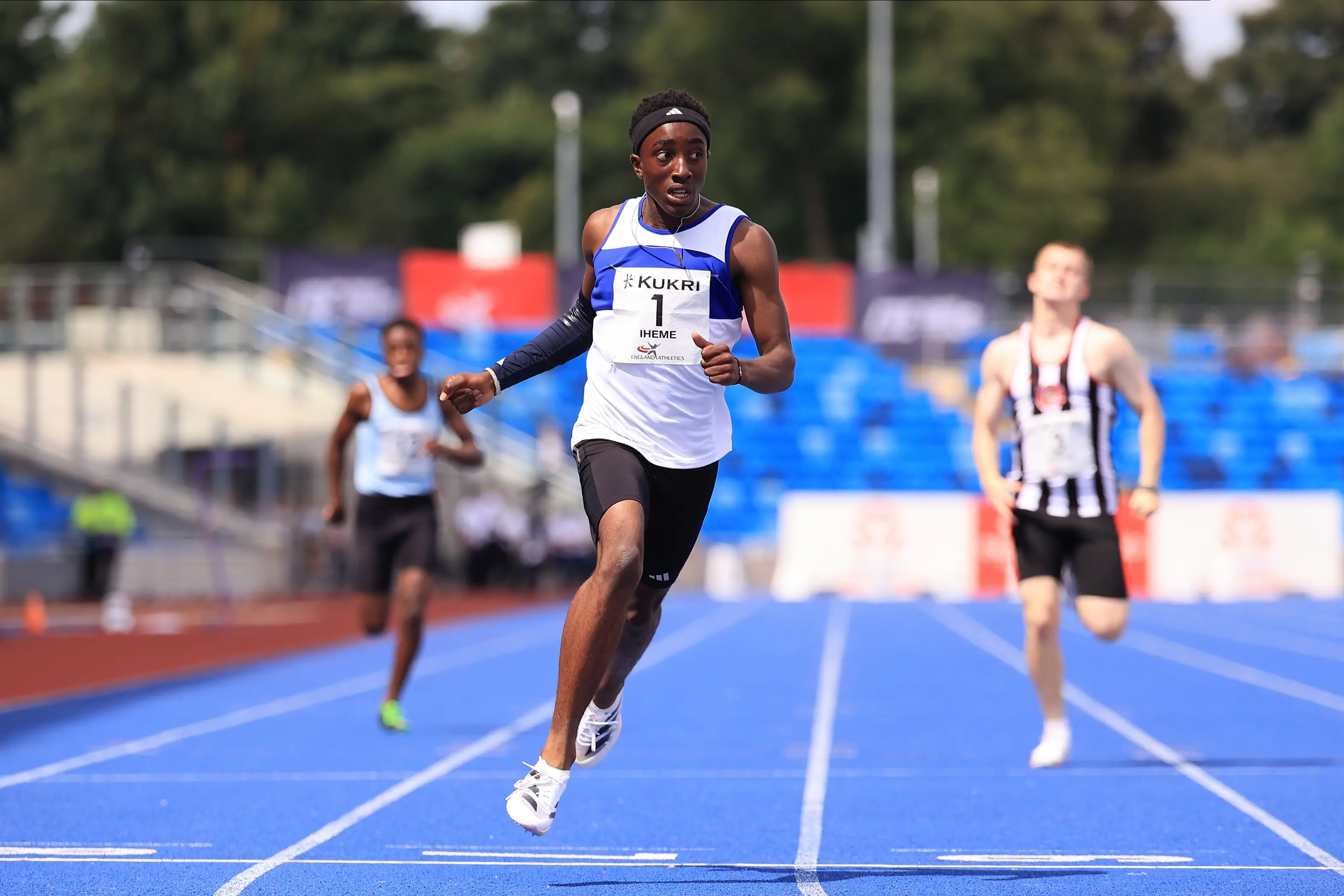 Divine Iheme at the England U15 Championships. Image: NurPhoto / Contributor via Getty