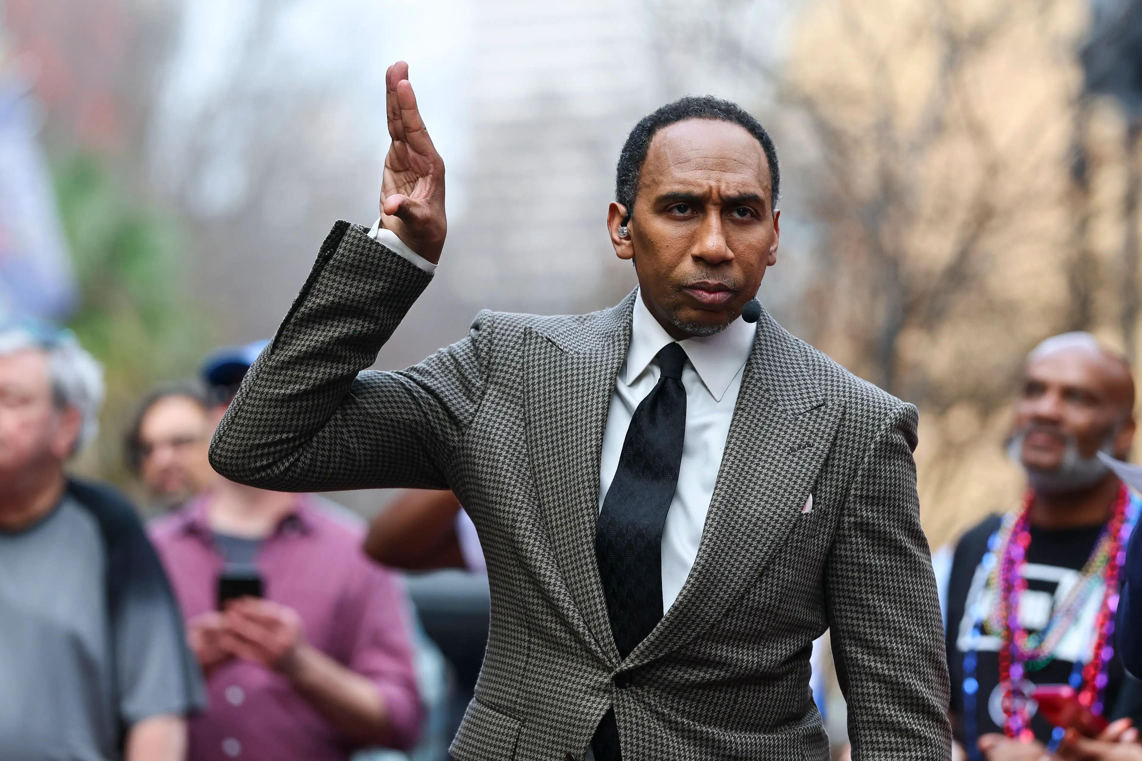 Stephen A Smith was previously critical of Bronny / Photo by Aaron M. Sprecher/Getty Images