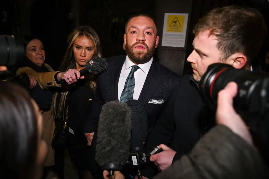 McGregor has lost the civil court case in Dublin (Image: Getty)