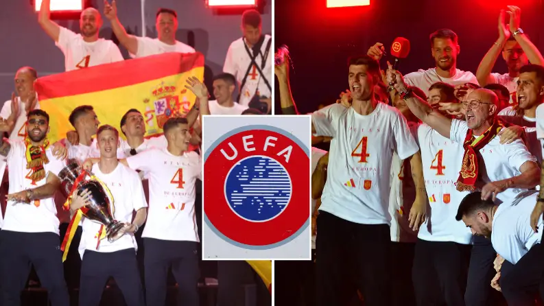 Two Spanish players 'facing UEFA ban' after Gibraltar chant during Euro 2024 celebrations