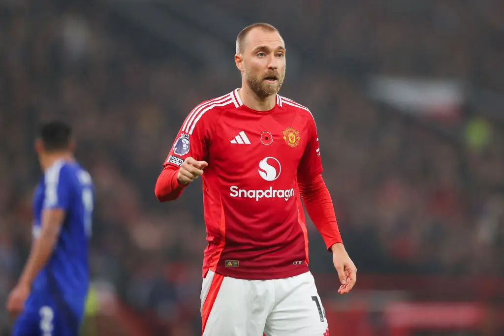 Christian Eriksen pictured in action for Man Utd (Image: Getty)