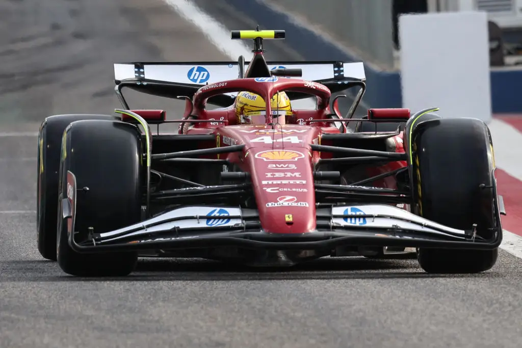 Ferrari driver Lewis Hamilton pictured (Image: Getty)