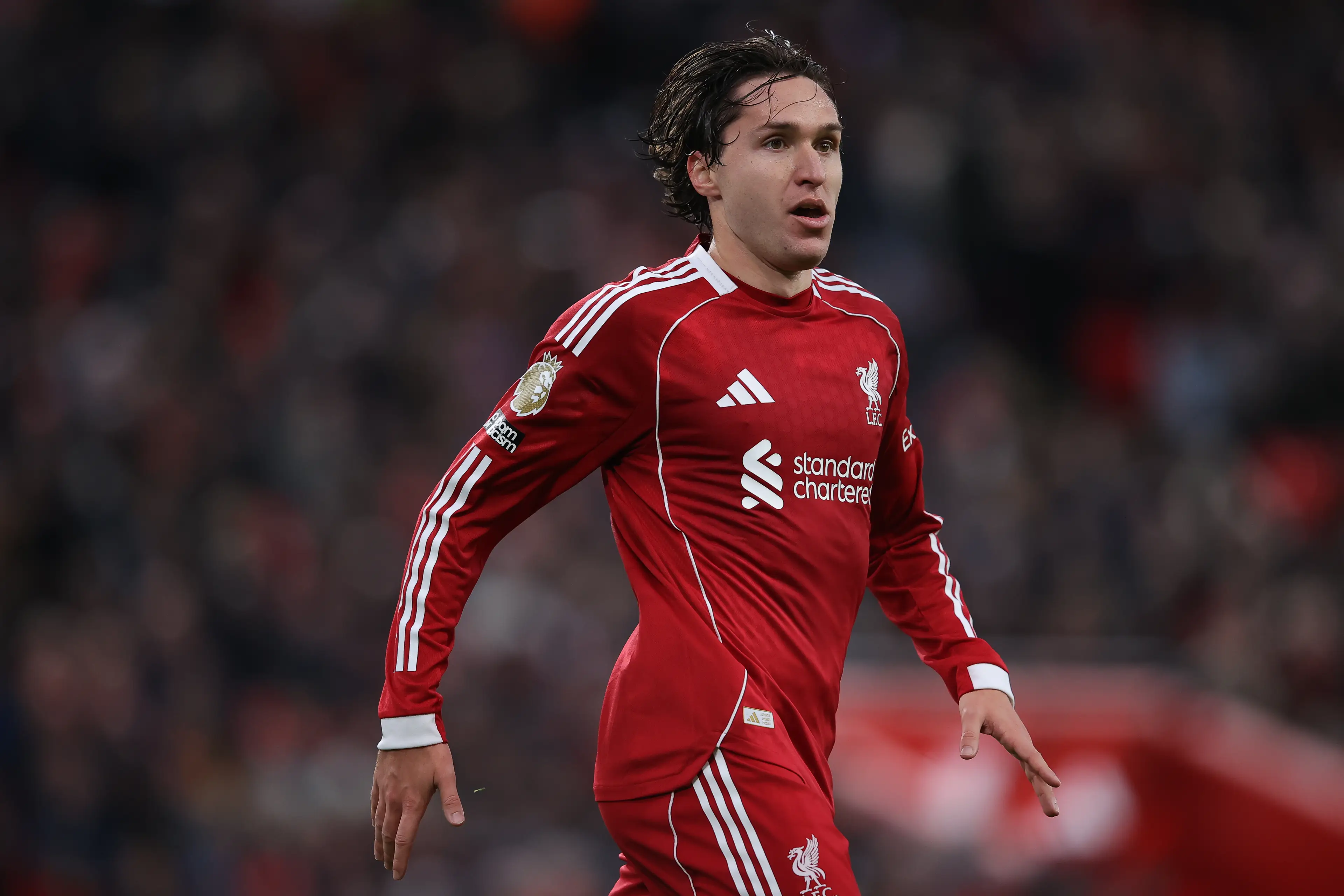 Federico Chiesa has been linked with a move away from Liverpool. Image: Getty