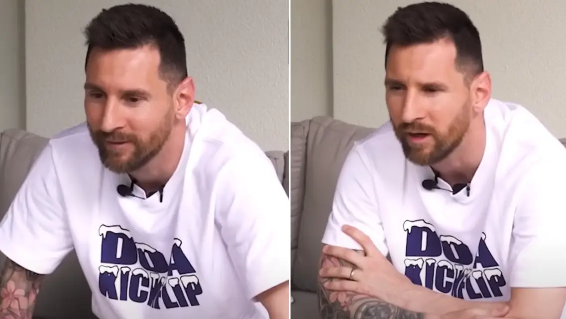 Lionel Messi didn't hesitate when naming his footballing idol and it's not Diego Maradona or Pele