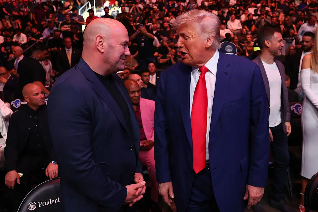 Donald Trump attended UFC 316 last weekend. (Image: Getty)