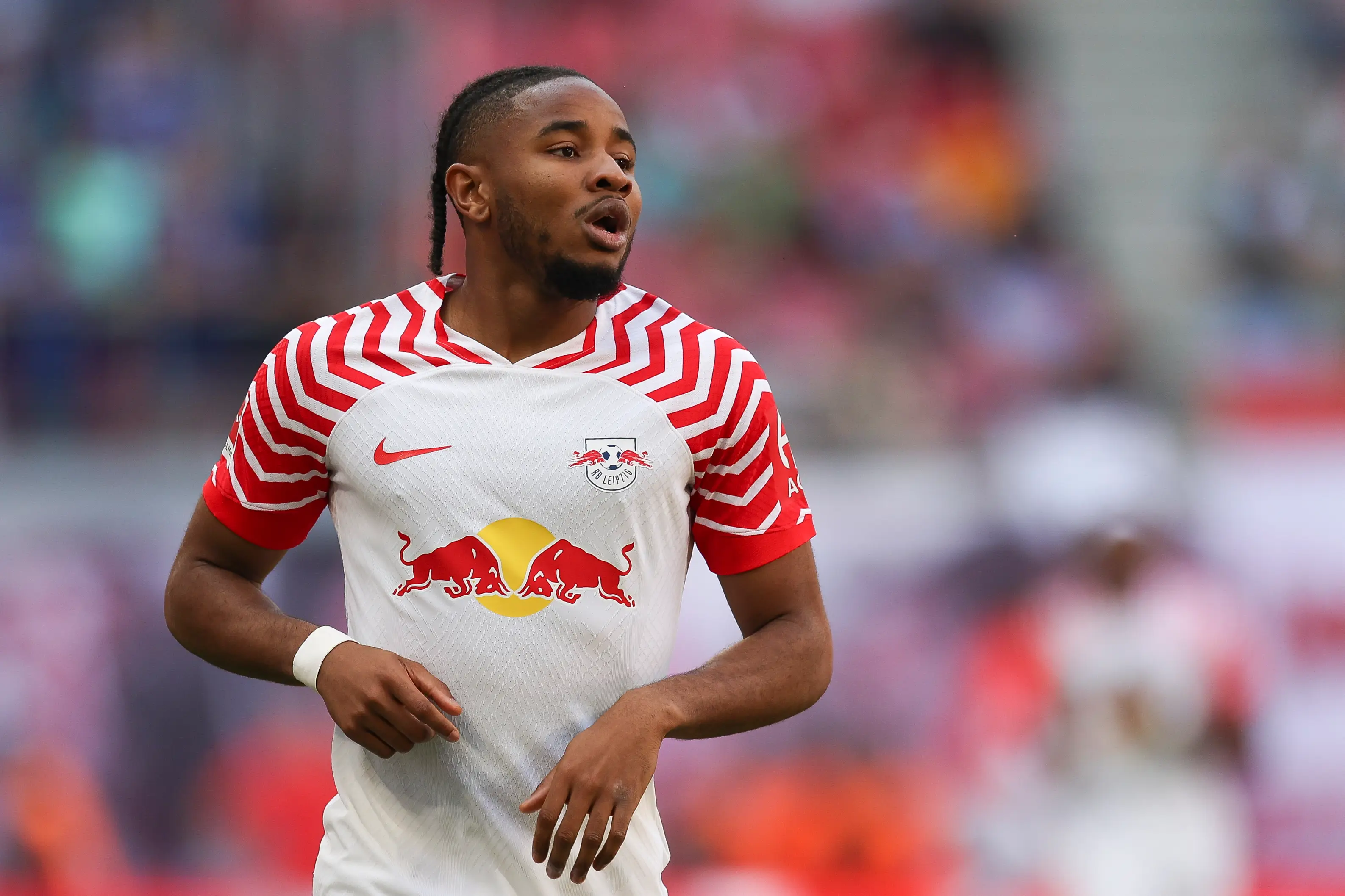 Ralf Rangnick identified Christopher Nkunku as a Manchester United transfer target when he was at RB Leipzig. Image: Getty