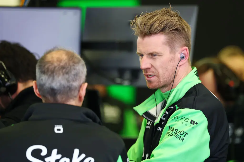 Nico Hulkenberg was forced to finish his first day of testing and seek medical attention. (Image: Getty)