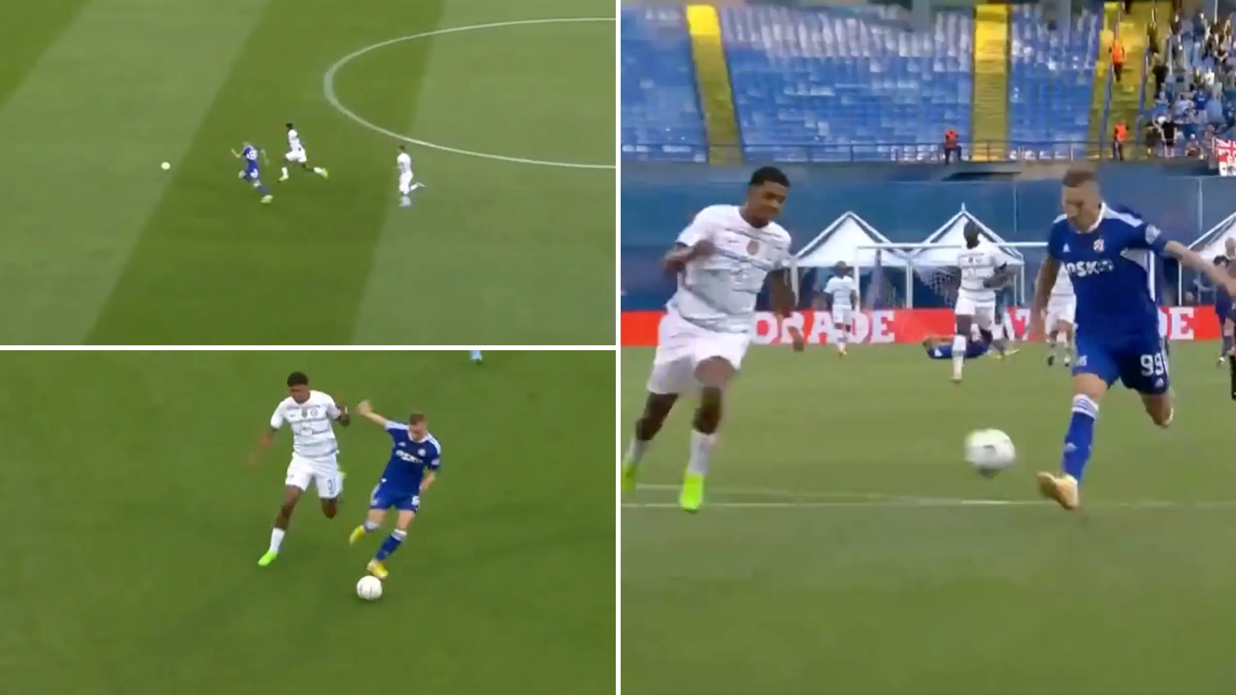 Wesley Fofana was completely destroyed 13 minutes into his CL debut, fans aren't impressed