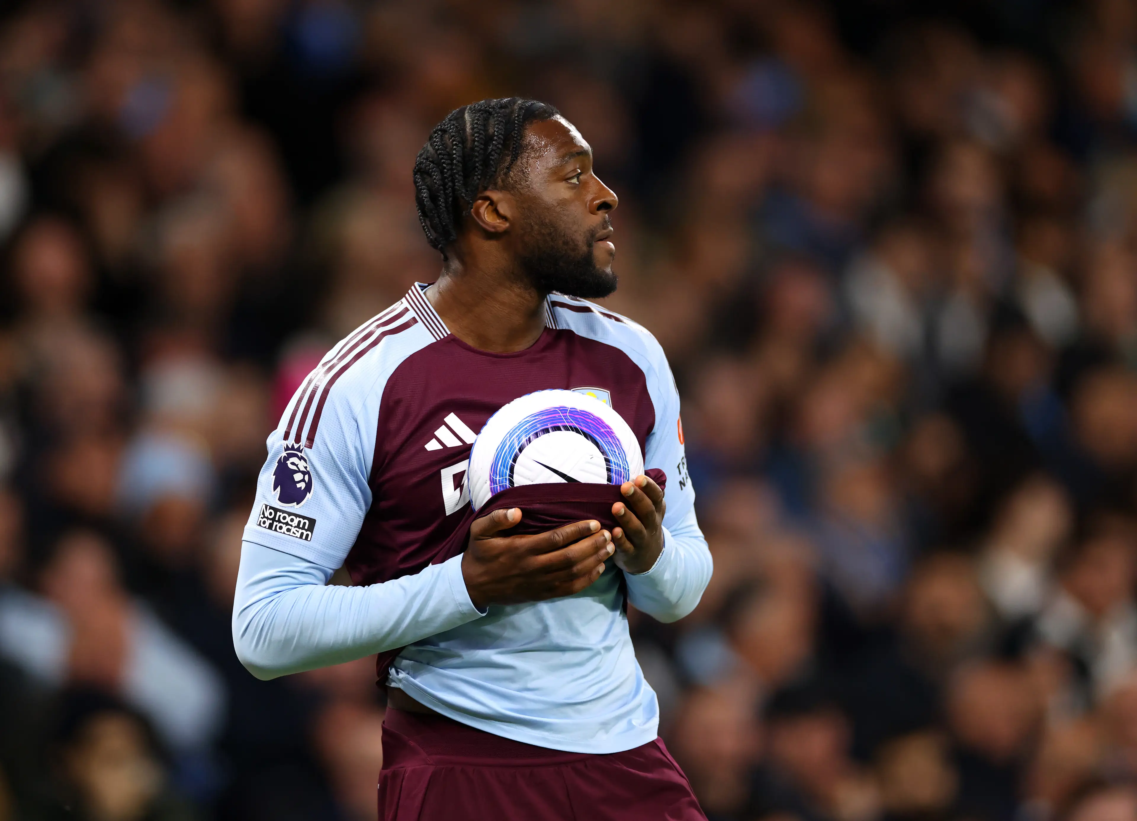 Disasi spent part of last season on loan at Aston Villa. Image: Getty