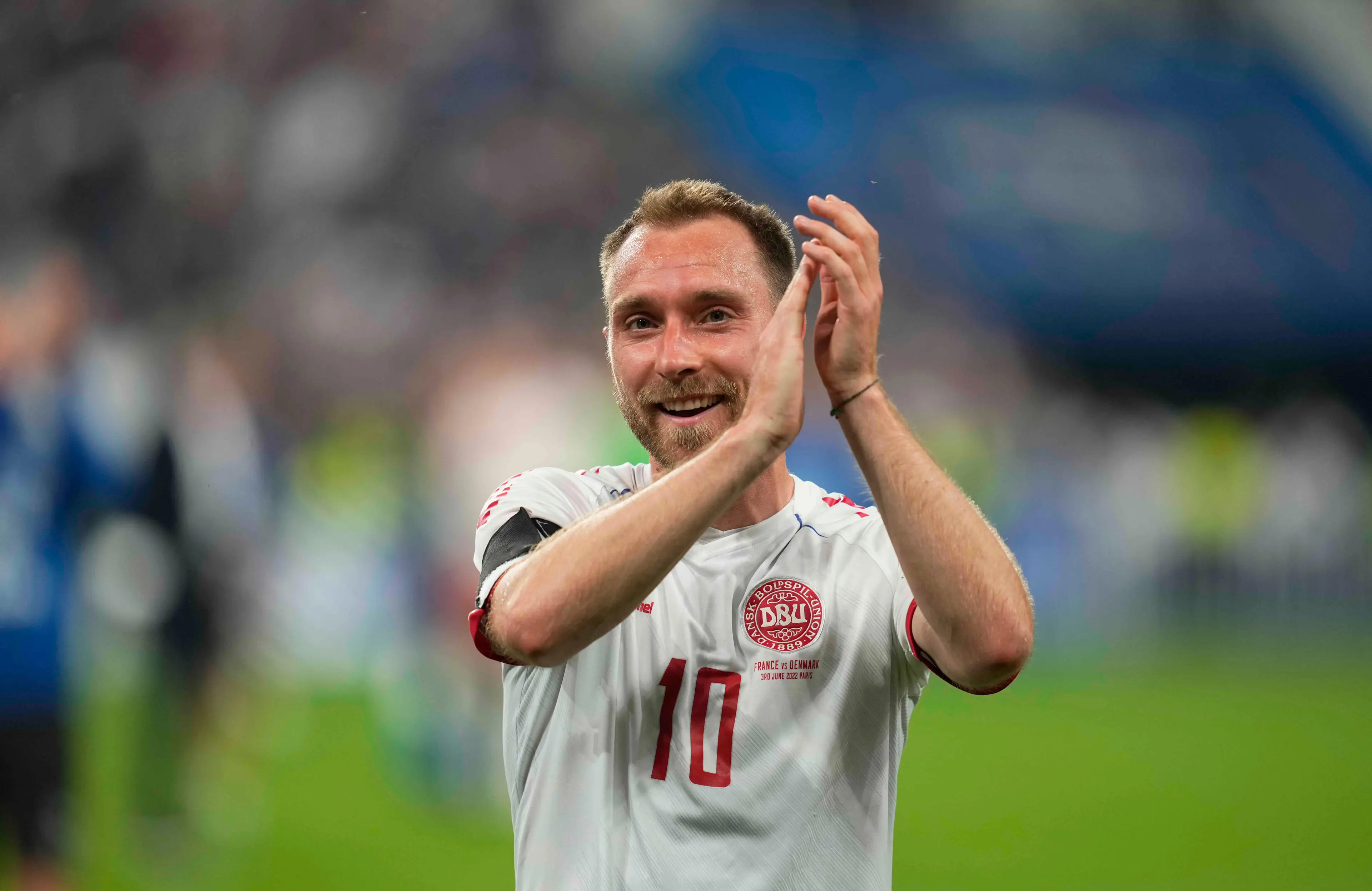 Christian Eriksen with Denmark |