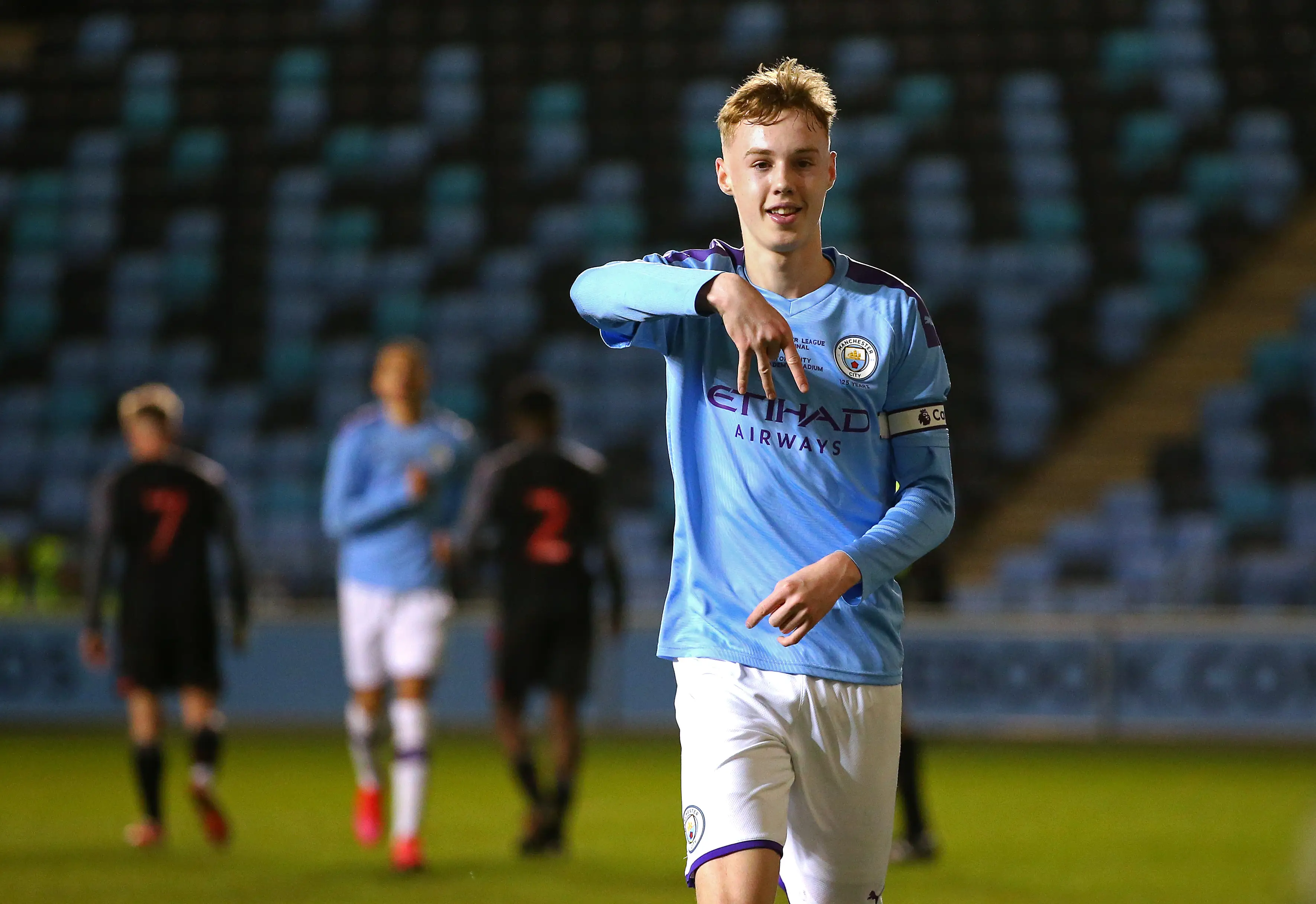 Cole Palmer came through the ranks at Manchester City. Image: Getty