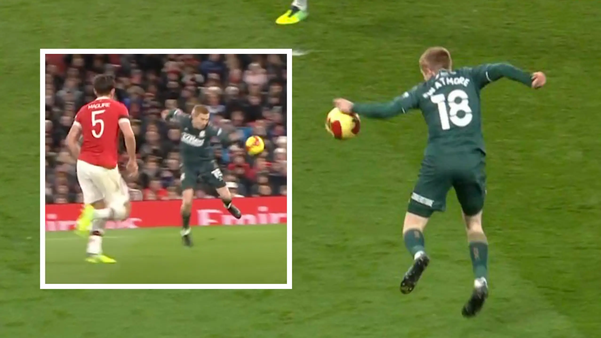 Middlesbrough Have Equalised vs Manchester United And It Somehow Wasn't Ruled Out For Handball