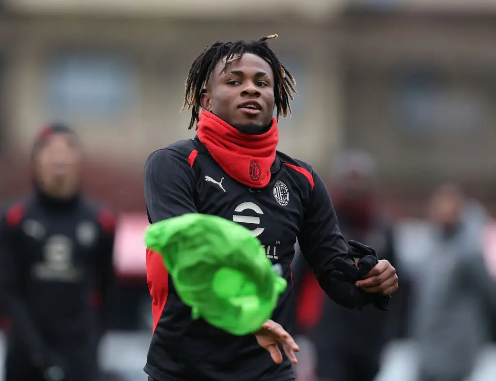 AC Milan winger Samuel Chukwueze is reportedly of interest to Arsenal (Image: Getty)