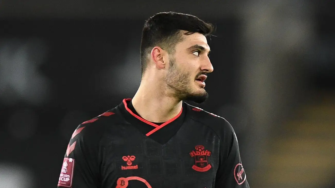 Chelsea loanee Armando Broja in action for Southampton. (Alamy)
