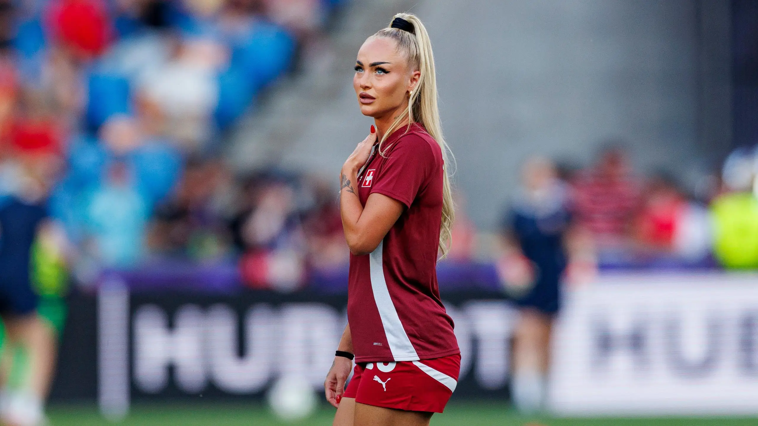 Alisha Lehmann issues 12-word statement after Switzerland lose opening Women's Euros match to Norway
