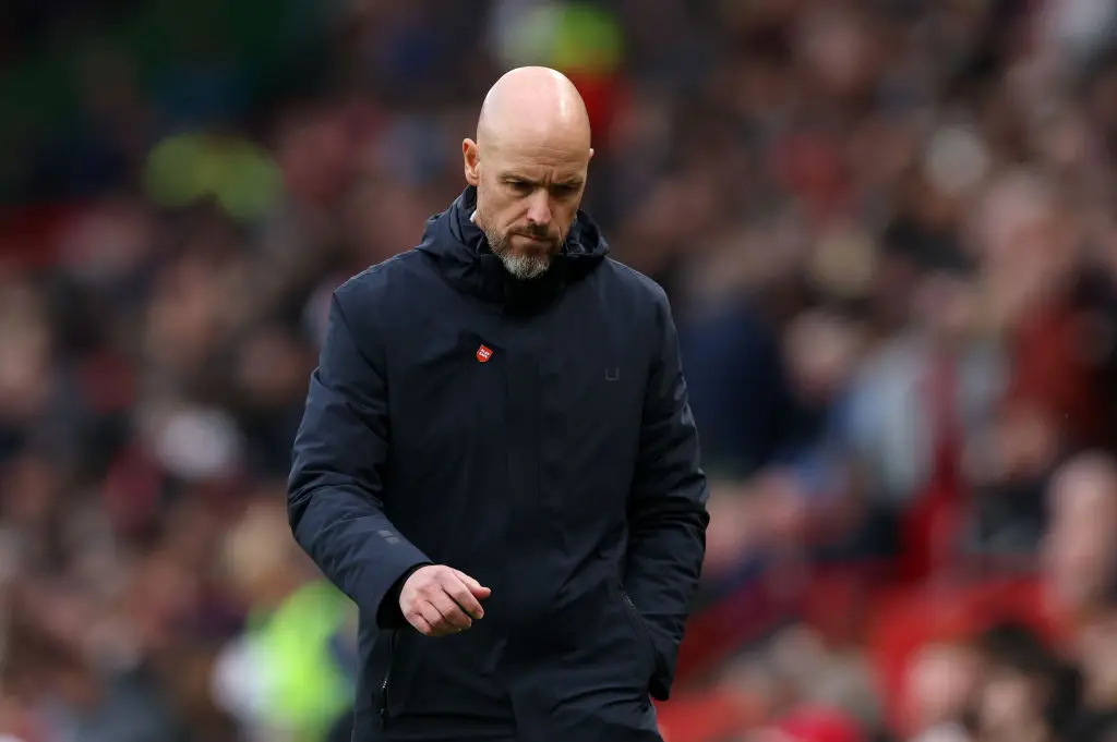 Erik ten Hag has won just three of eight matches this season. (Image: Getty)