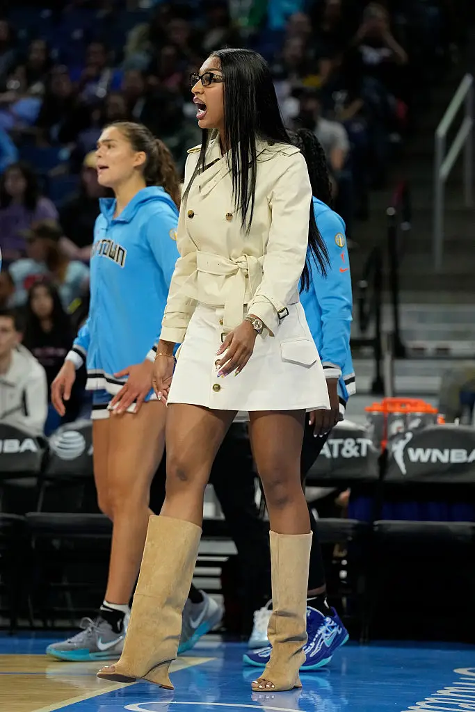 Should Angel Reese sit out the season? (Patrick McDermott/Getty Images)