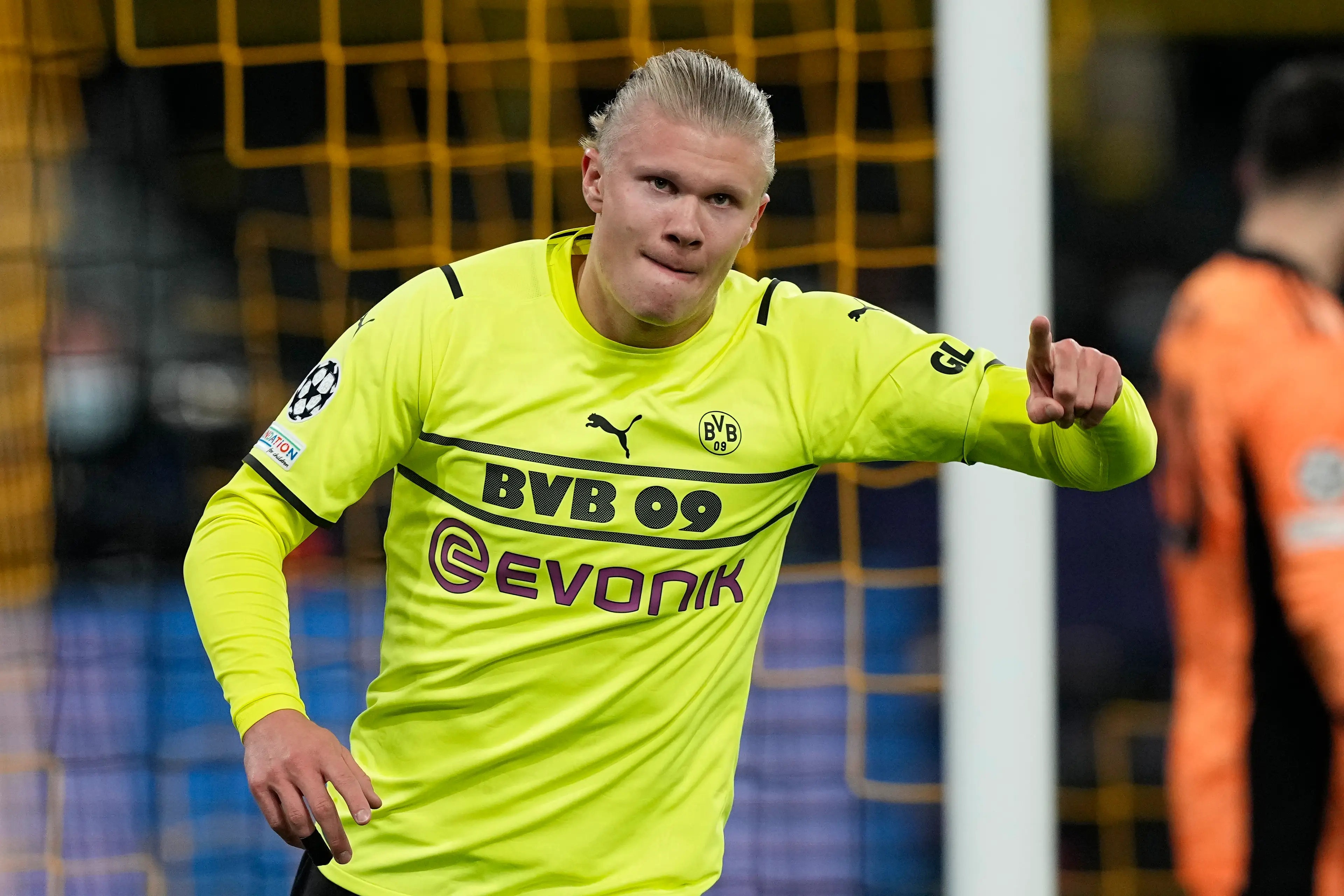 Erling Haaland (pictured) and Vinicius Jr have also been valued at £128m (Image credit: PA)