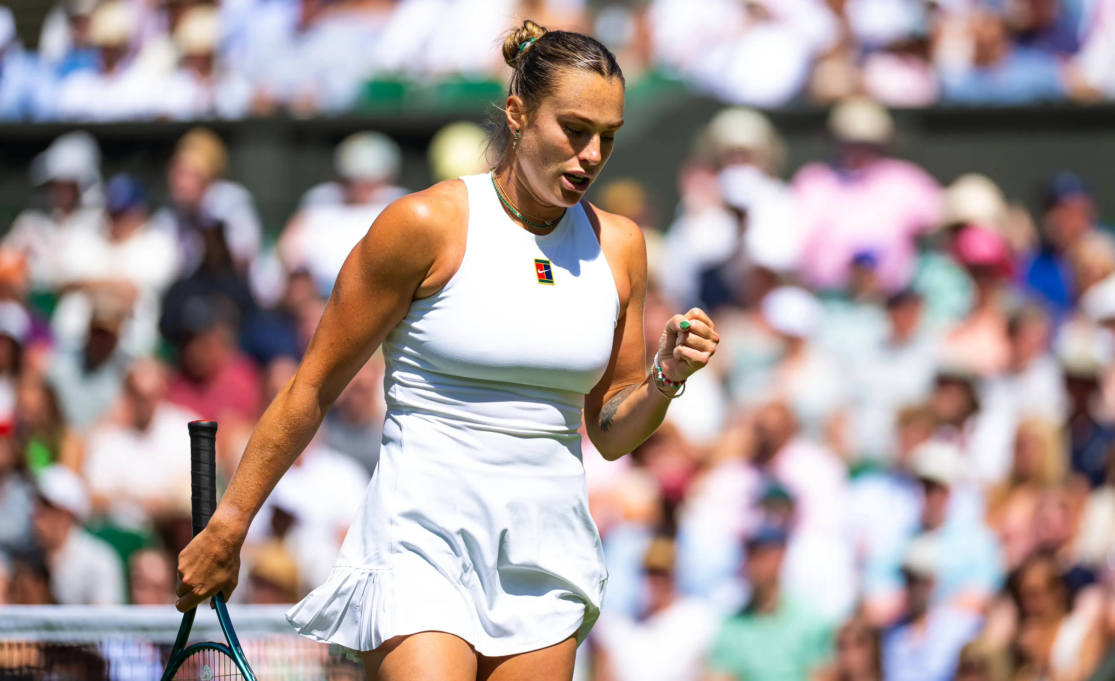 Aryna Sabalenka is chasing her first Wimbledon title. Image: Getty