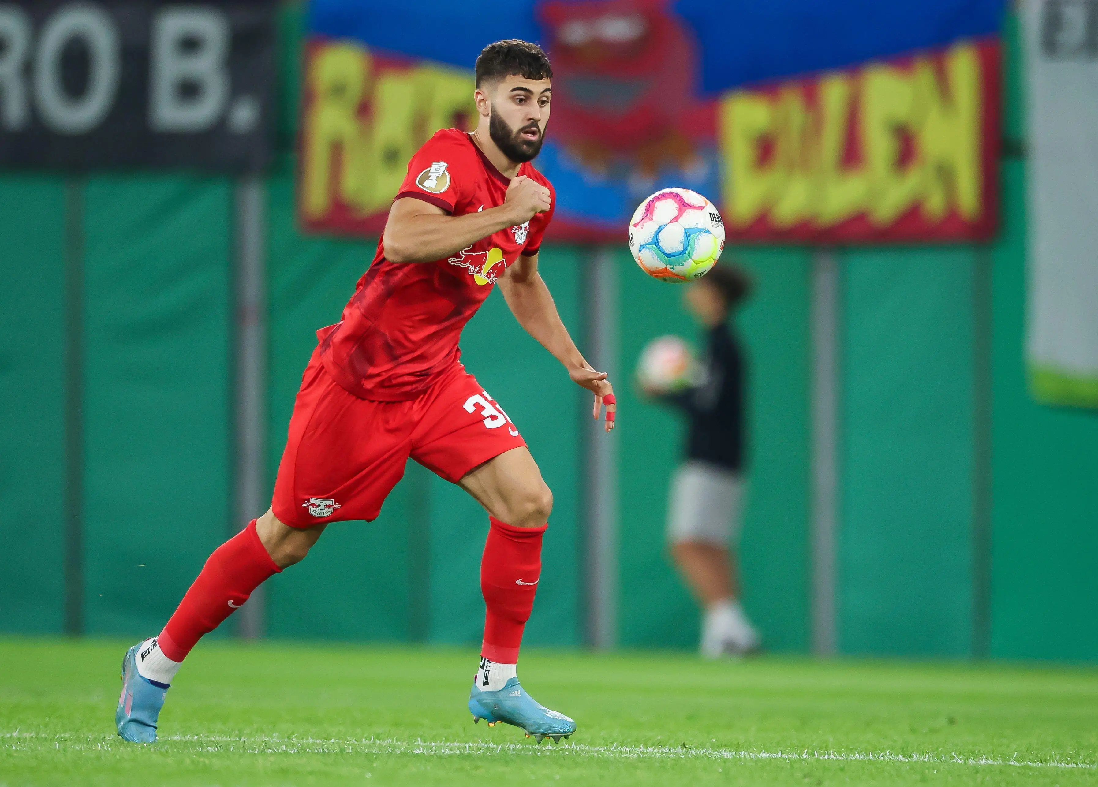 Josko Gvardiol in action for RB Leipzig
