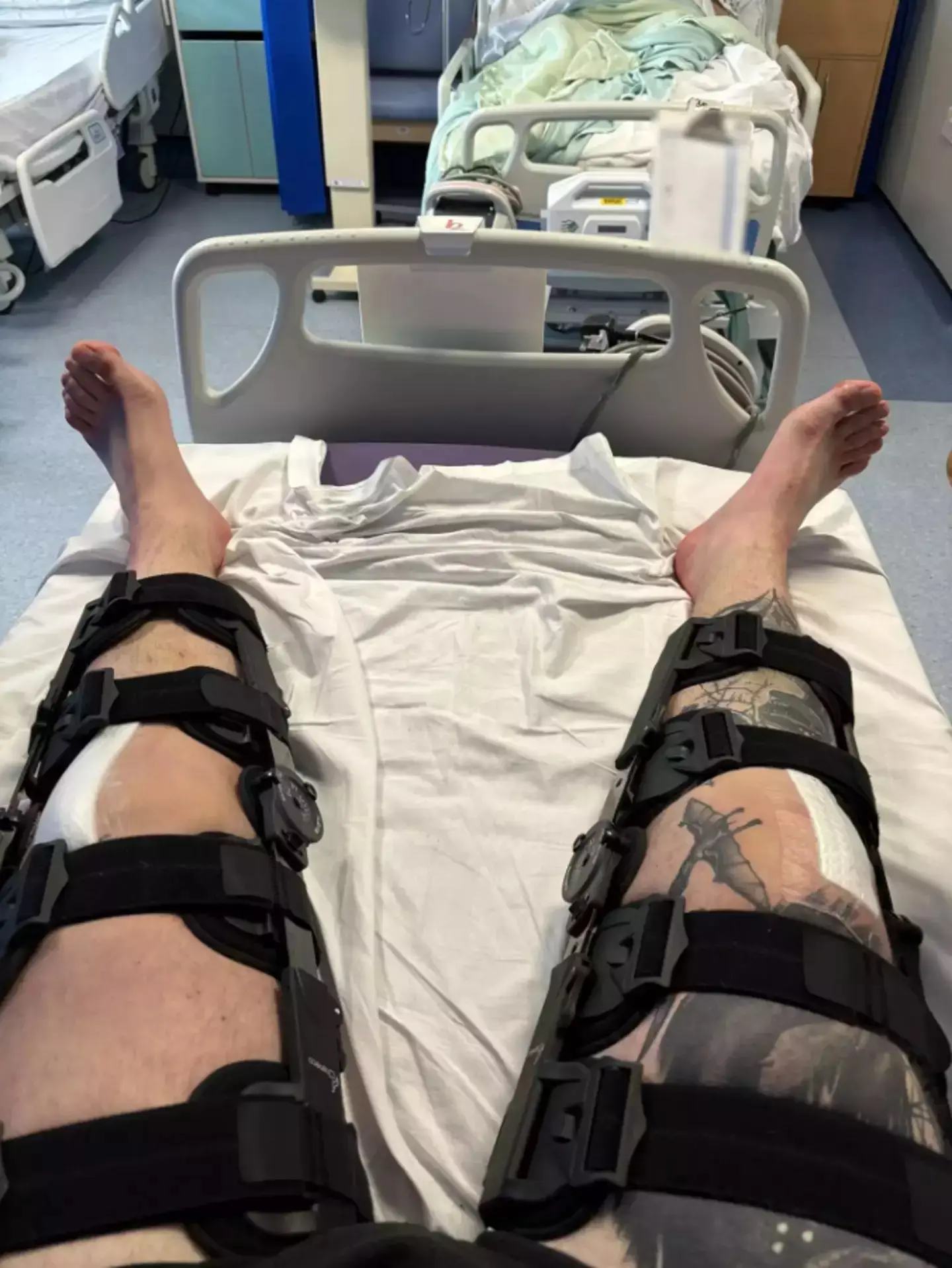 Dan Jones is recovering in hospital. (Kennedy News and Media)