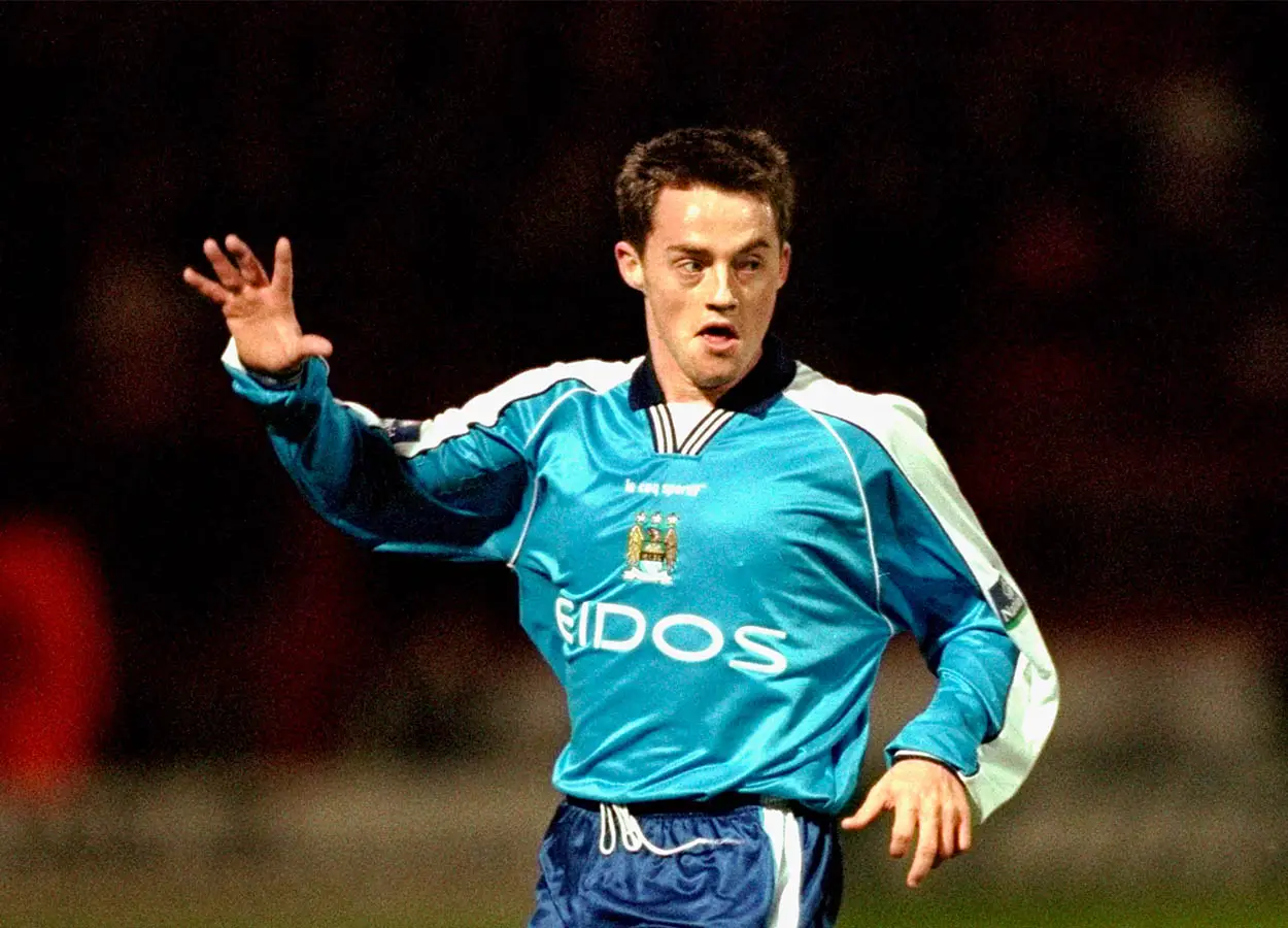 Terry Cooke in action for Man City (Image: Getty)