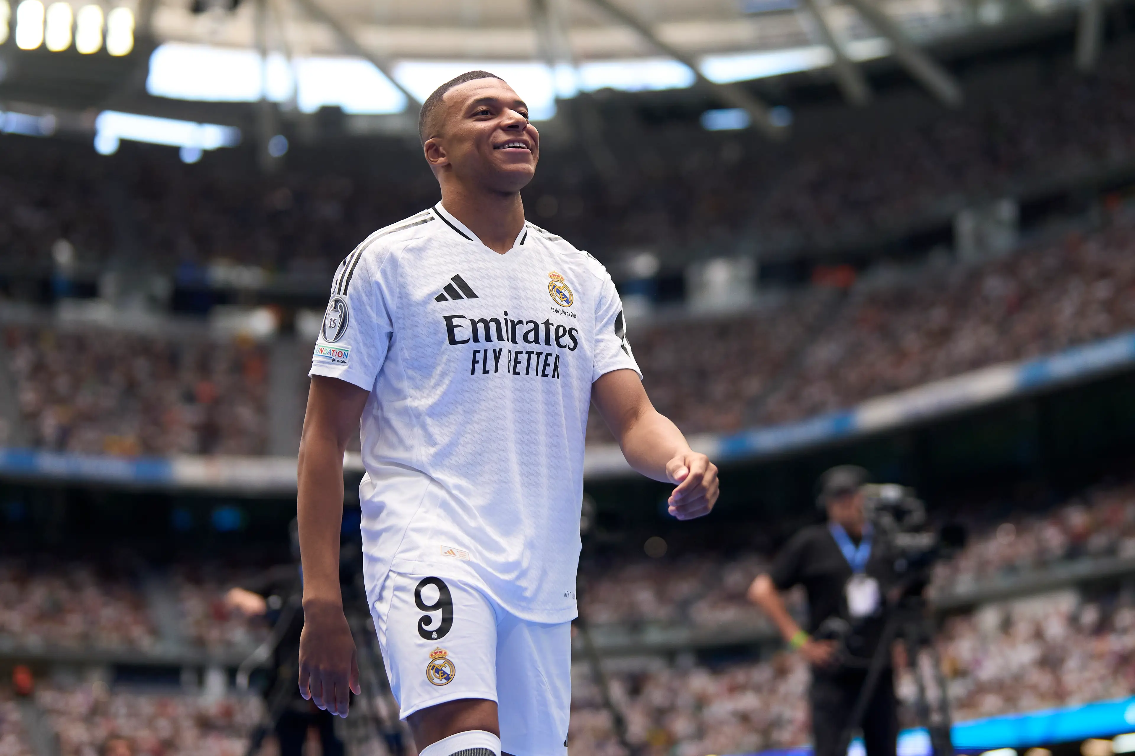 Mbappe was recently unveiled as a Real Madrid player in front of 80,000 fans (Getty)