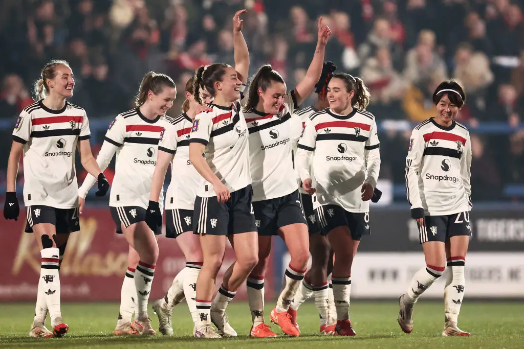 Man Utd's women's team are enjoying a strong season (Image: Getty)