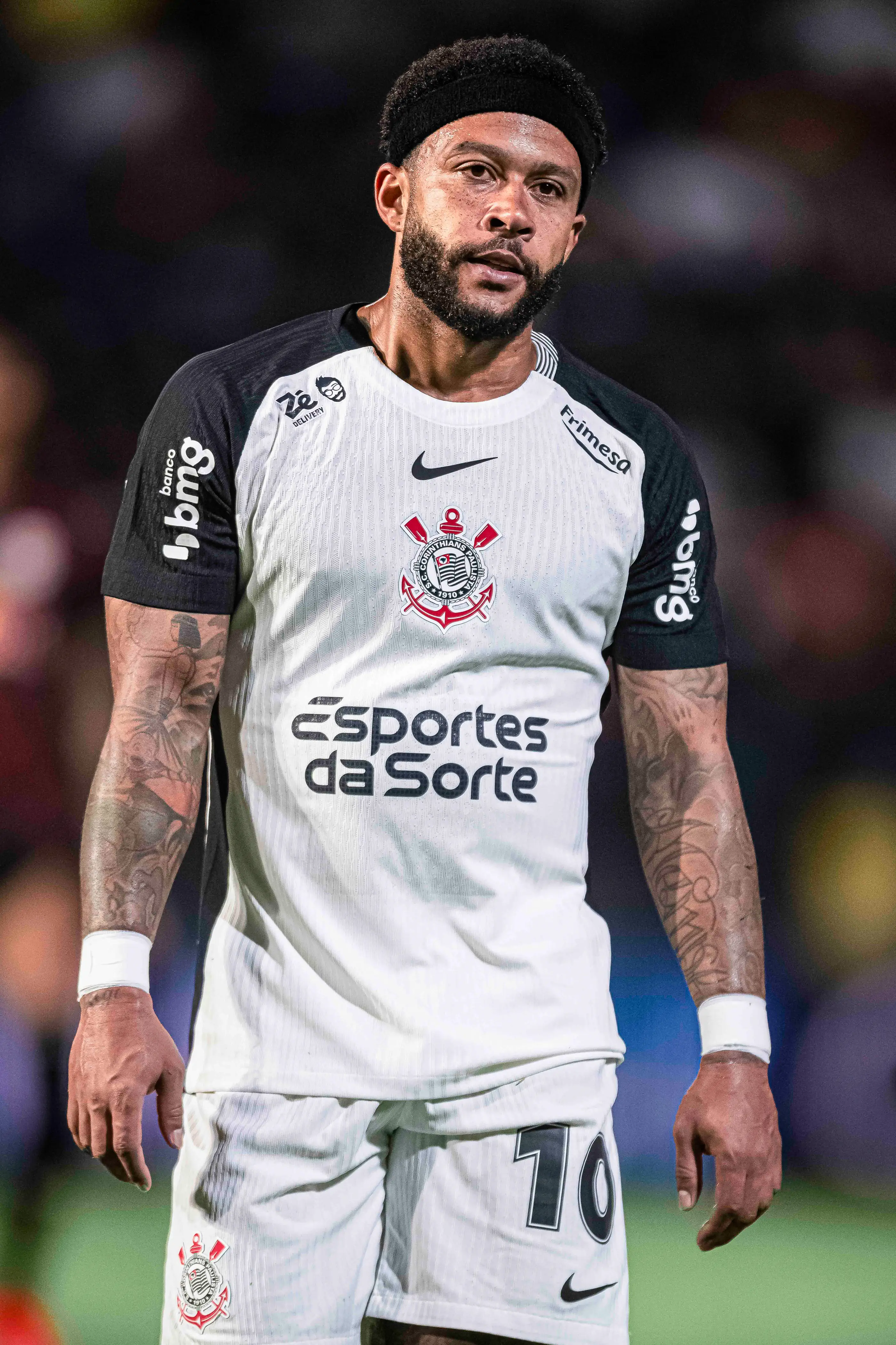 Depay has scored 16 goals for Corinthians since joining. Image: Getty