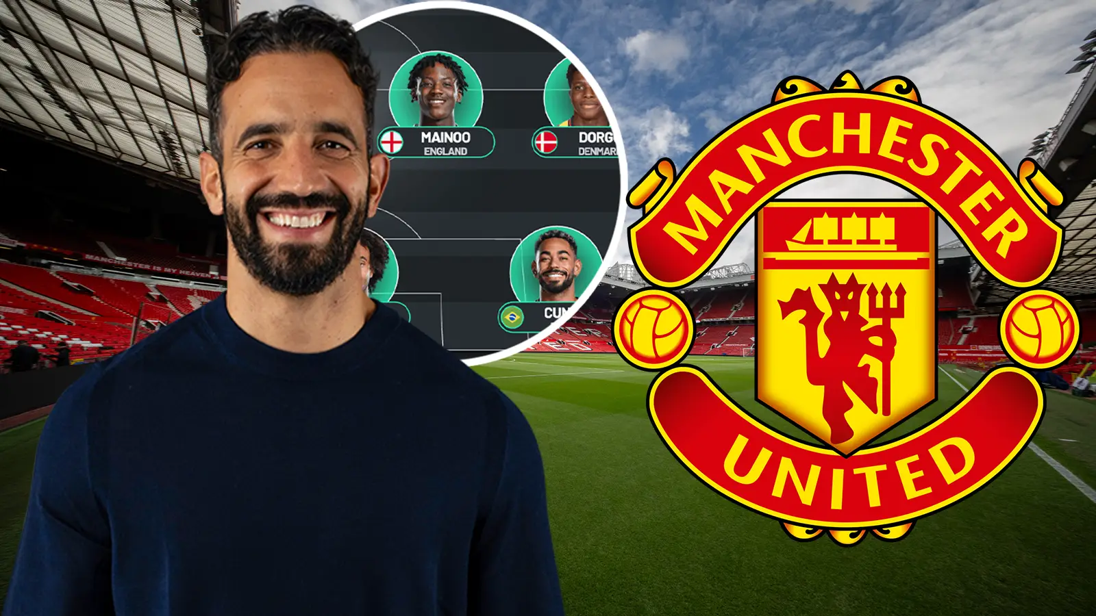 How Man Utd could line up next season under Ruben Amorim with three huge signings including Matheus Cunha