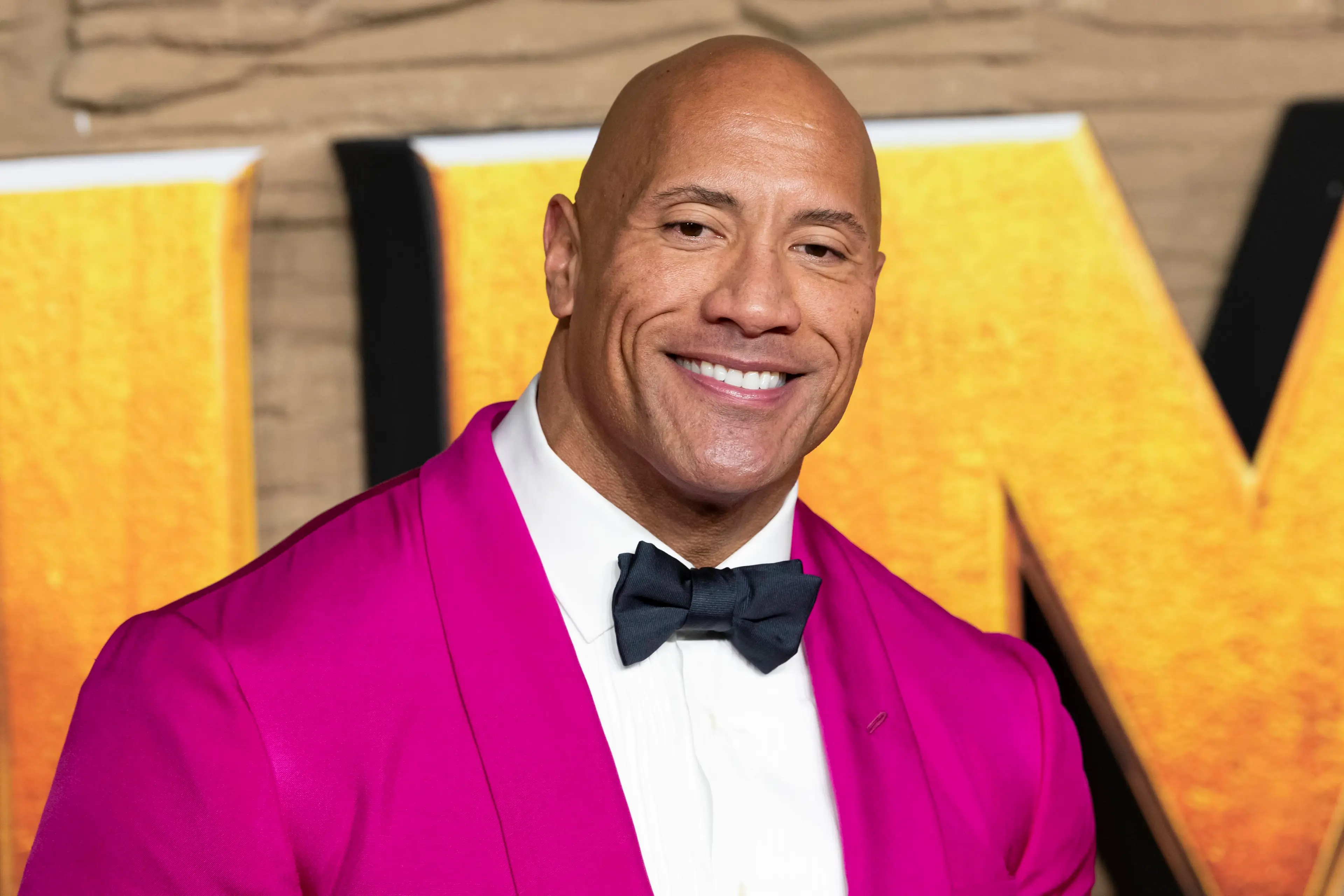 The Rock at the premiere of 'Jumanji: The Next Level' in 2019. (Image