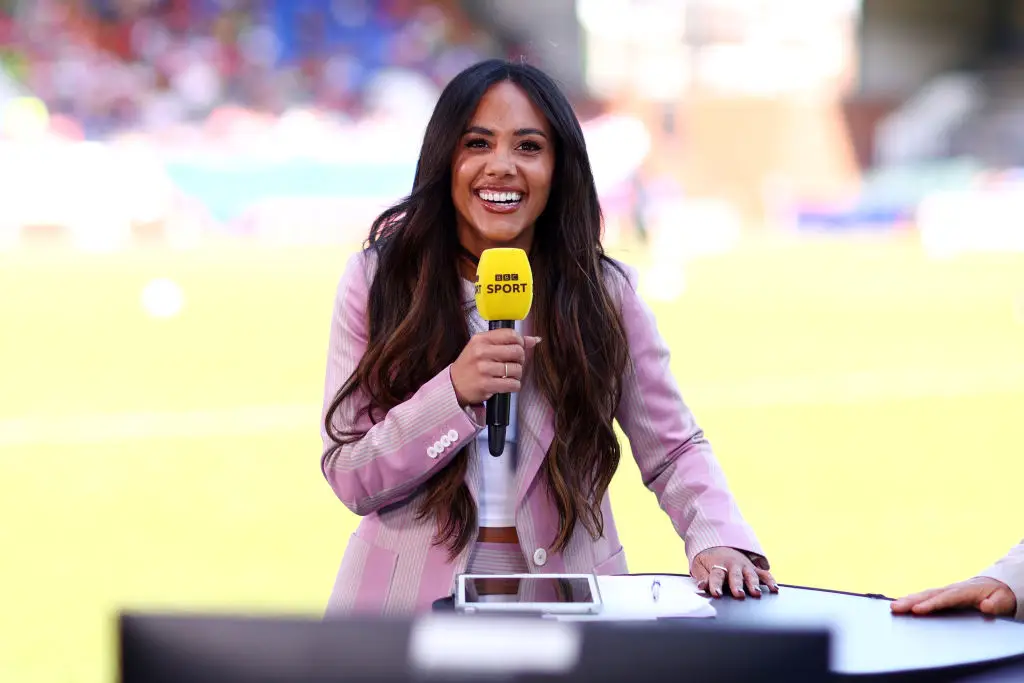 Alex Scott works in football media (Credit:Getty)