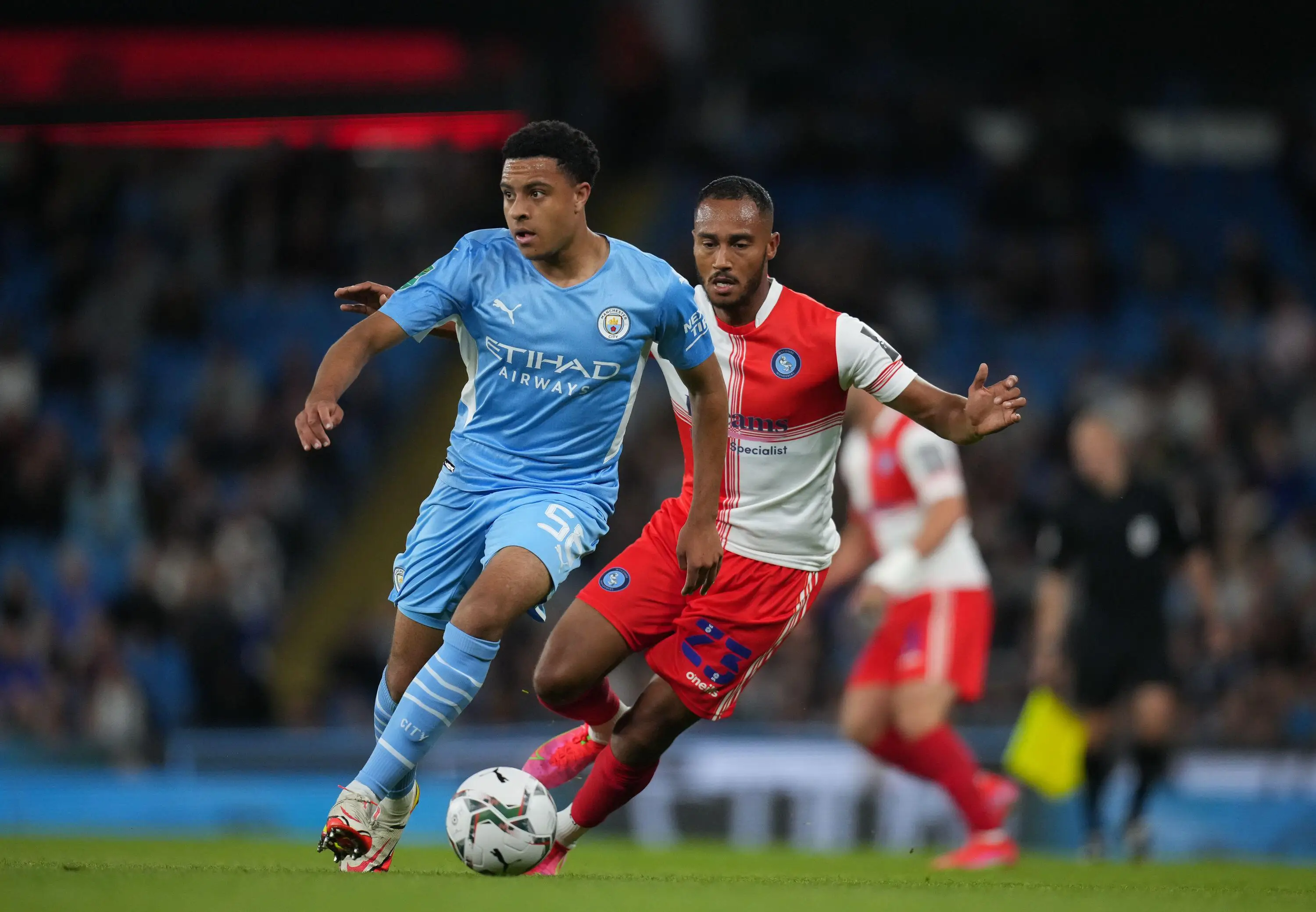 Manchester City youngster Cj Egan-Riley has been linked with a move away from the Etihad Stadium (Image: PRiME Media Images / Alamy)
