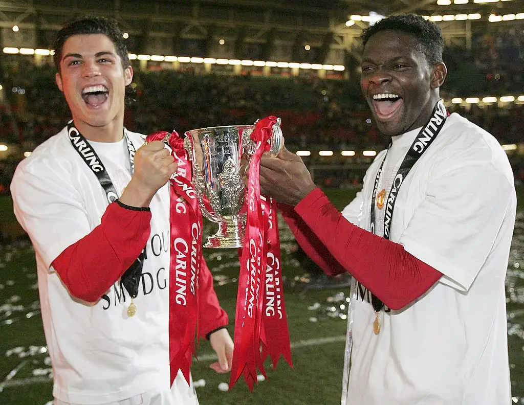 Cristiano Ronaldo and Louis Saha- Getty