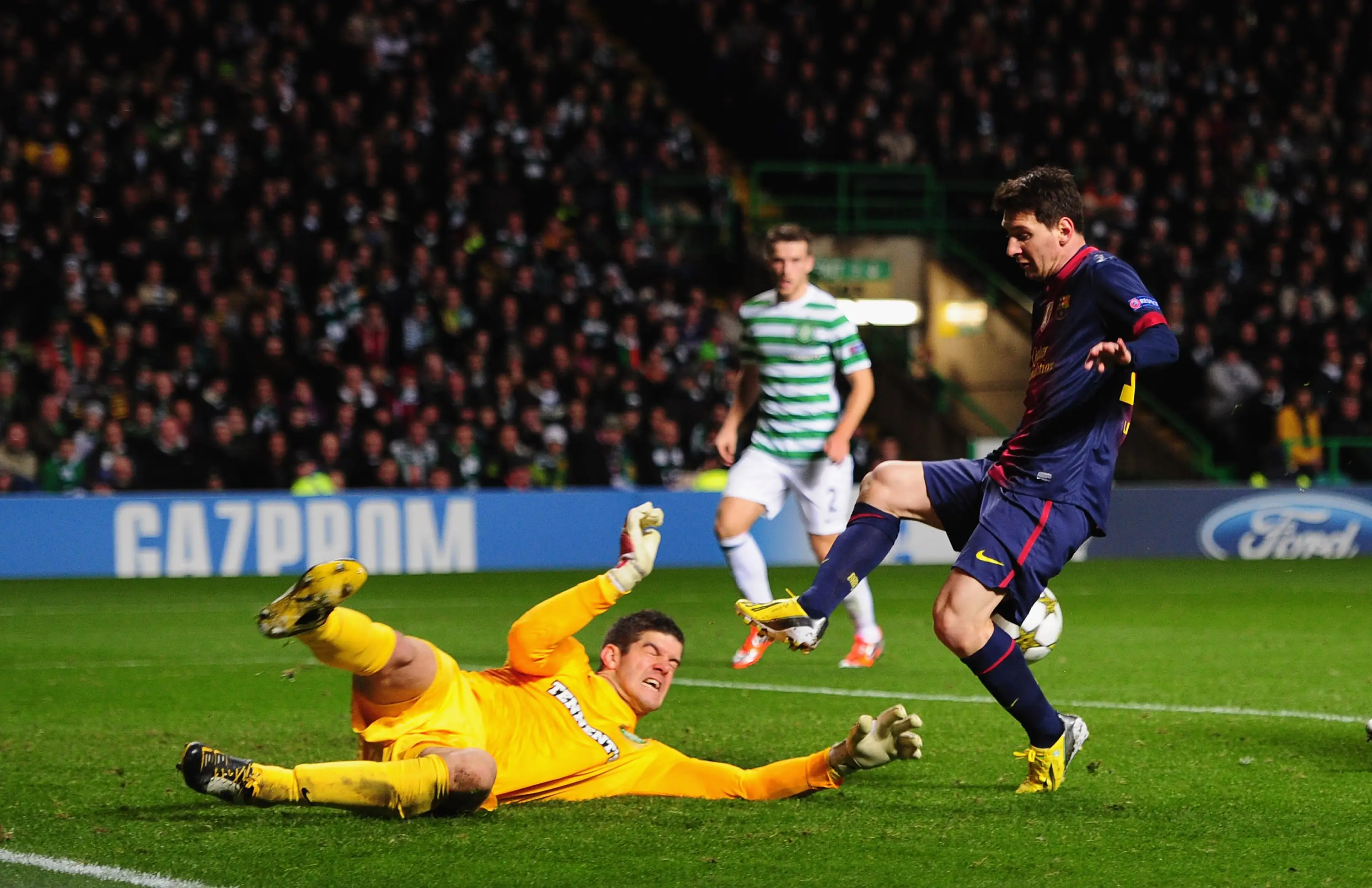 Fraser Forster impressed Lionel Messi. Image: Getty