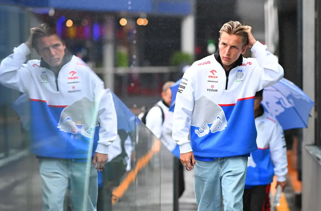 Liam Lawson's first race as a permanent driver will be the United States Grand Prix on October 20. (Image: Getty) 