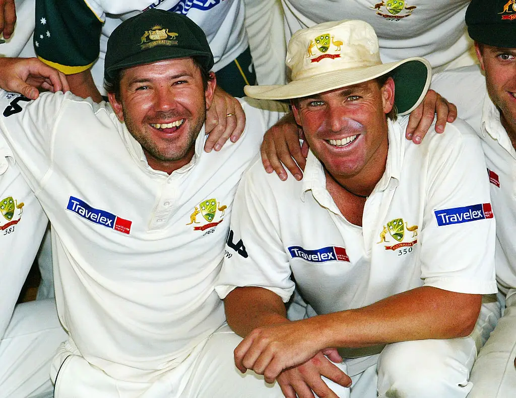Ricky Ponting and Shane Warne were teammates for several years (Credit:Getty)