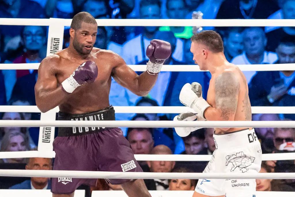 Daniel Dubois lost against Oleksandr Usyk in August 2023 (Credit:Getty)