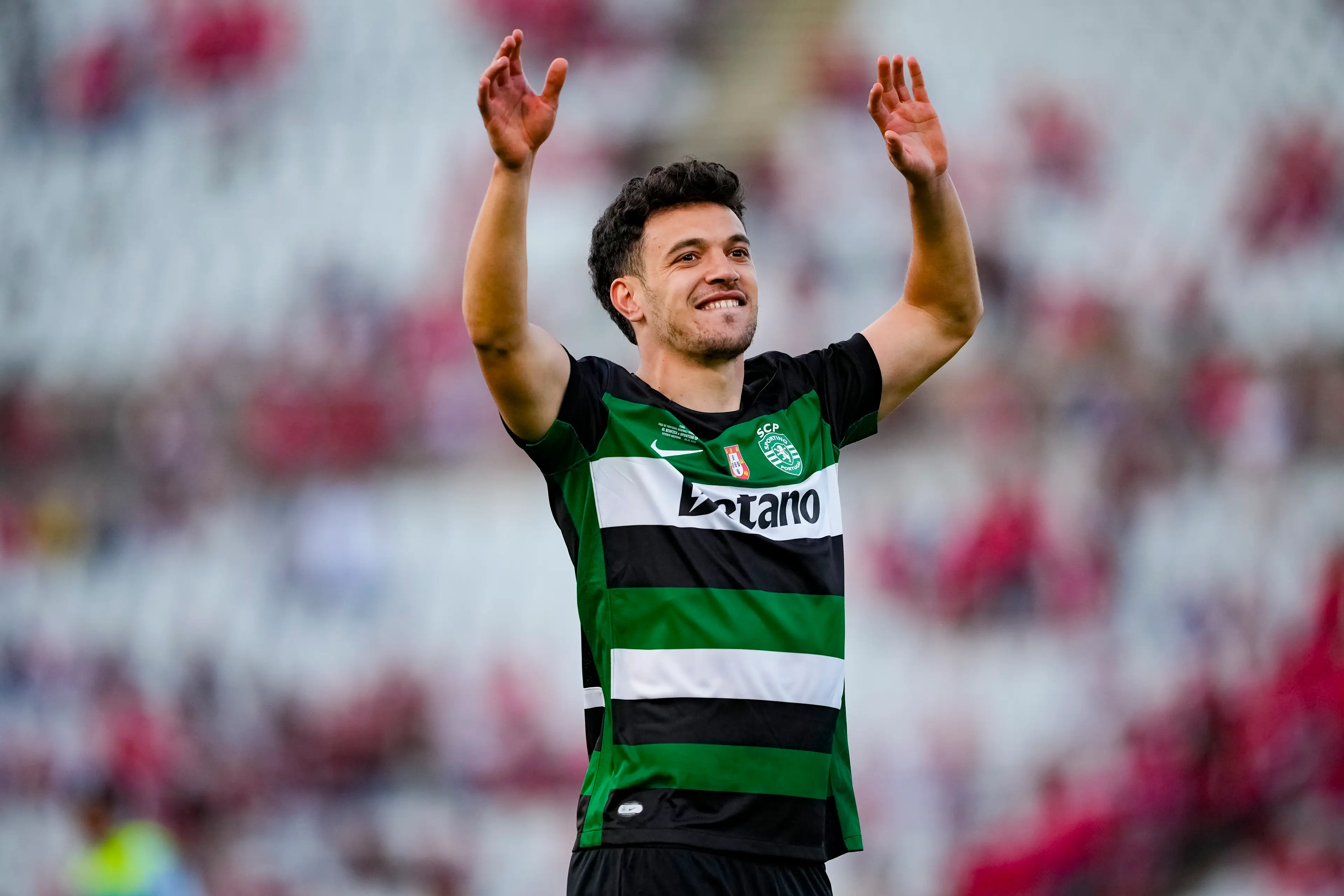 Pedro Goncalves has been linked with Manchester United. Image: Getty